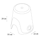 Корзина для белья Fixsen Wendy FX-7073-49 цвет фиолетовый