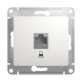 Розетка Schneider Electric Glossa GSL000181K RJ45 категория 5e белый
