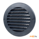 Вентрешетка круглая Семь ветров РК150с (графит)