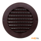 Вентрешетка круглая Семь ветров РК100с (коричневый)