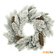Венок искусственный Sonic Оснеженный с шишками (WS02) 50 см